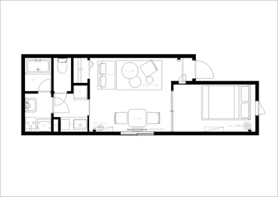落合南長崎駅から徒歩8分/新宿まですぐ/家具家電完備/Ruygo新宿西落合
