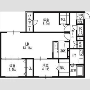 激レア!札幌駅徒歩圏内中心部◆3LDK◆のお部屋【アルファスクエア北12西3】観光やビジネスにも!