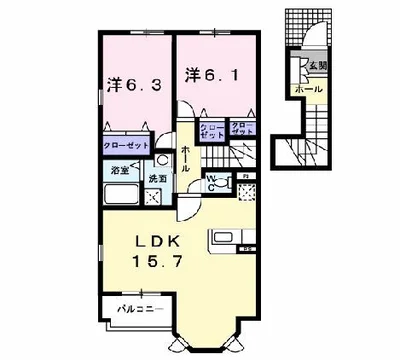 メゾン シャルマンB棟