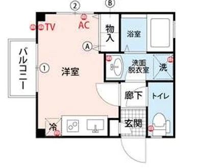 ★wi-fi無料★リノベ済★バス/トイレ別★GM久留米7