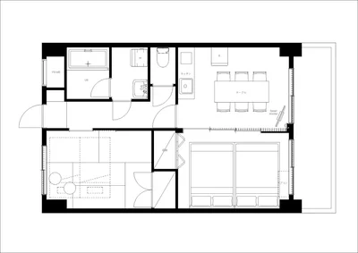 駅から徒歩5分/広々2DK&家具家電付き/人気の墨田エリア/Wifi完備/ソレアード鐘ヶ淵