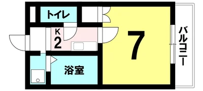 【名古屋市千種区/千種駅徒歩約4分/ネット無料/バストイレ別/洋室7帖/オートロック/エレベーター】内山ハイライズ