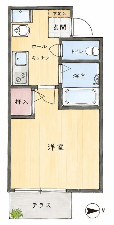 京都市東山区・出張・長期滞在・清水五条駅徒歩5分・家具家電付・Wi-Fi無料