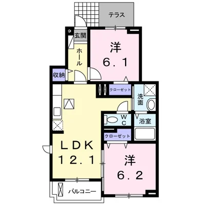 グリシーヌ３番館Ａ
