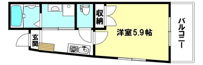 【横須賀中央駅まで徒歩10分/ネット無料】Hokule’a-ホクレア-