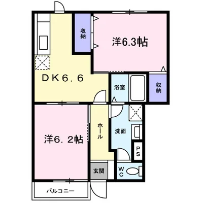 コスモハイツ　Ａ