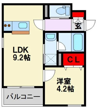 トーマンスリー久留米市西町クリサ★オートロック有★ネット無料(久留米市西町)