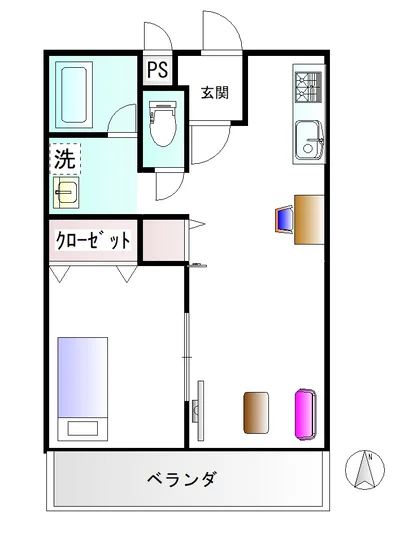 🍀グランマンスリー🍀佐野堀米町📣2名入居可能👫Wi-Fi無料🛜