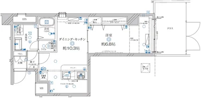 【墨田区/本所吾妻橋駅徒歩2分/ネット・Wi-Fi無料/バストイレ別】