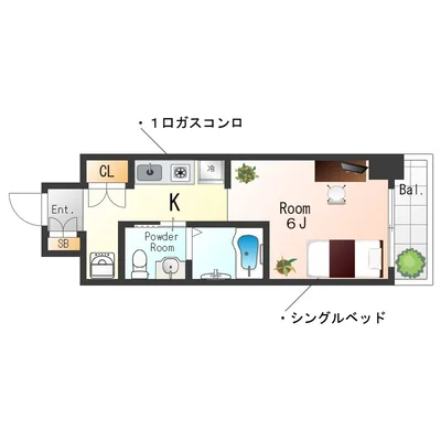 SステイEL心斎橋西