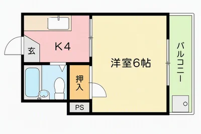 【京都市北区/鞍馬口駅徒歩8分/無料Wi-Fi/スーパー徒歩1分/コンビニ徒歩3分/鉄筋コンクリート造】