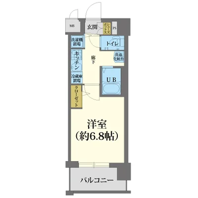 【独立洗面台×浴室乾燥機✨】23㎡超|30日57,000円~🔥|西中島南方8分| SDグランツ新大阪
