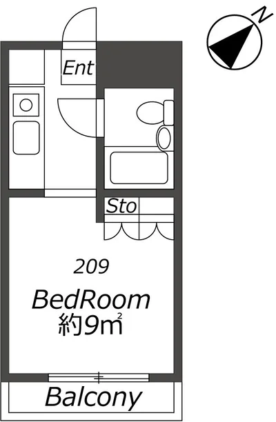 【福岡市空港線 祇園駅】メゾン・ド・祇園 209