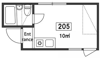 【千代田・常磐緩行線 亀有駅】パレス中川II 205(亀有)