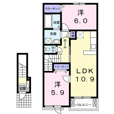 グランディールB (小瀬町)