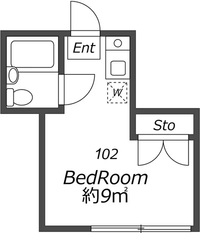 【東急東横線 学芸大学駅】コーポ葉月 102
