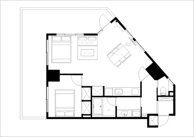 人気の南麻布エリア/港区の家具・家電付きのお部屋/コンビニ徒歩2分/プラチナコート南麻布