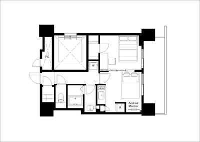 勝どき駅から徒歩16分 / Wi-Fi無料