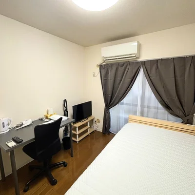 【J’sマンスリー飛田給 202】厚さ25㎝高密度ポケットコイルマットレス使用！駅徒歩5分、新宿駅まで約25分！
