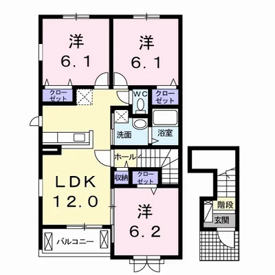 フランメゾン南沖洲A