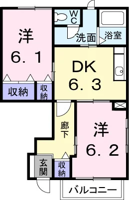 ファミール・鶴市　Ｂ