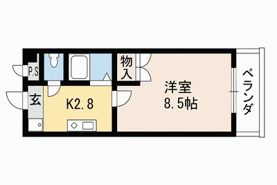【JR石山駅徒歩16分/ドラム式洗濯乾燥機/バストイレ別/無料Wi‑Fi/オートロック】