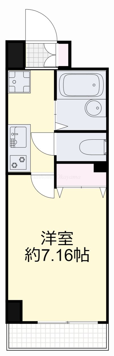 岡山大学病院へ徒歩5分 W&Mジュネス岡山医大東