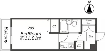 【名古屋市名城線 上前津駅】ダイアパレス上前津 709