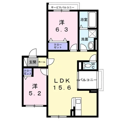丑寅2丁目アパート