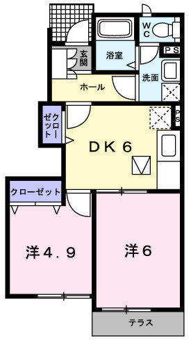 ヴィラ エスペランサⅡ A