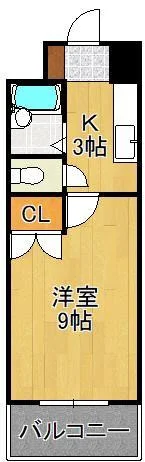 【モノレール旦過駅徒歩6分】★Wi-Fi無料★セミダブル布団新品★宅配BOX★3名まで可★ジョイフルマンスリー小倉馬借