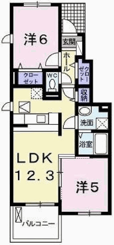 ソレイユ壱番館 B