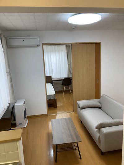 POROKARI北24条駅B/セミダブル/1LDK/エアコン