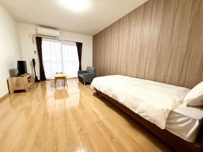 リバーヒルズ｜中越パルプ近く｜36㎡の家具家電付きワンルーム・駐車場無料