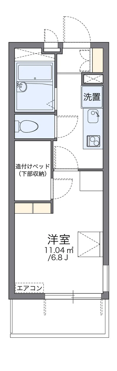 レオパレスコーポ西新道バザール