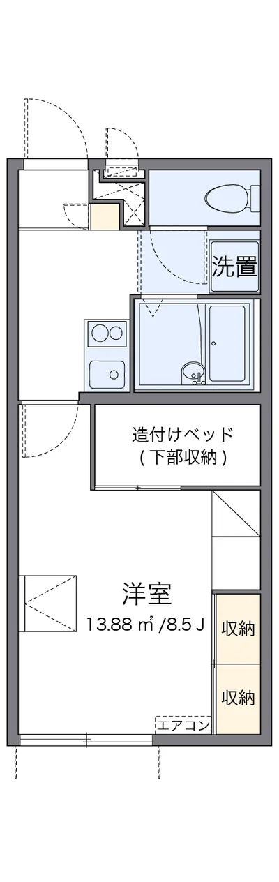 レオパレスリバーサイドアサカＷ