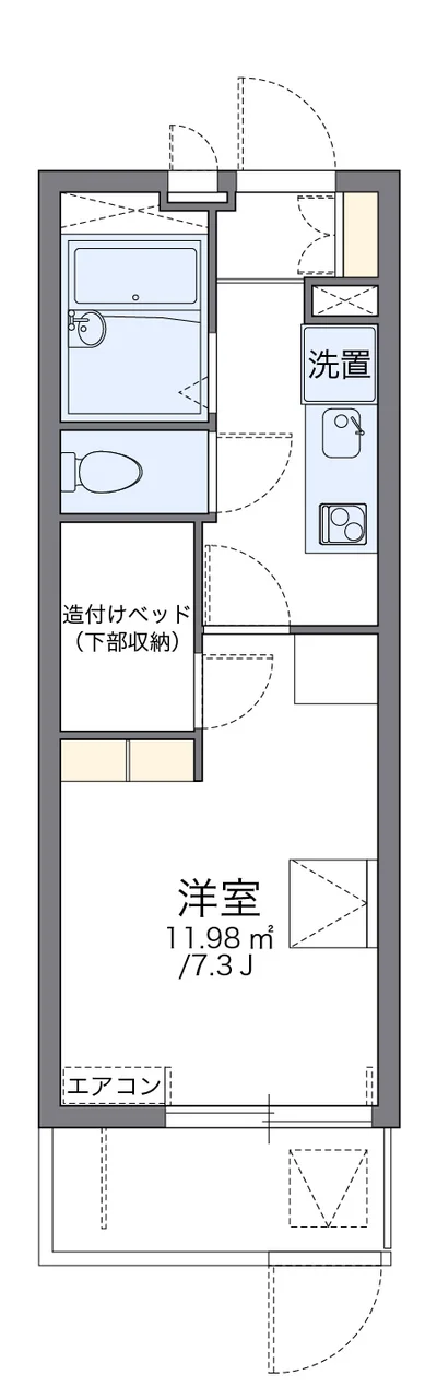 レオパレスリバーサイド　Ｋ