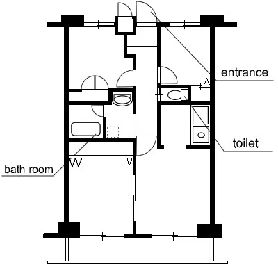 ＷＡＰ伊丹1【2ベッドタイプ】
