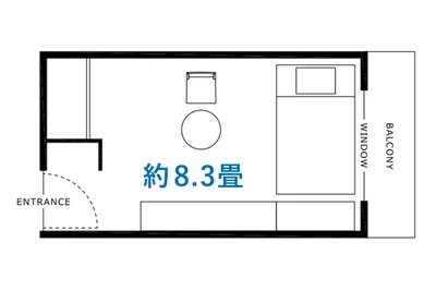 【研修利用可能】《無印良品監修》 モニター付ラウンジ24H利用可能｜男女別サウナあり｜バス・トイレ清掃不要のマンスリー🧳