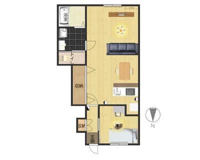 Kマンスリーイオンスタイル八戸沼館（馬淵川前）