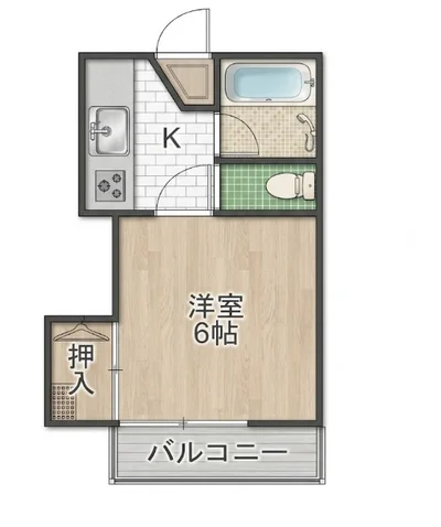 Kマンスリー新潟(旭町通)【禁煙・新潟駅ウィークリーマンション・新潟駅マンスリーマンション】