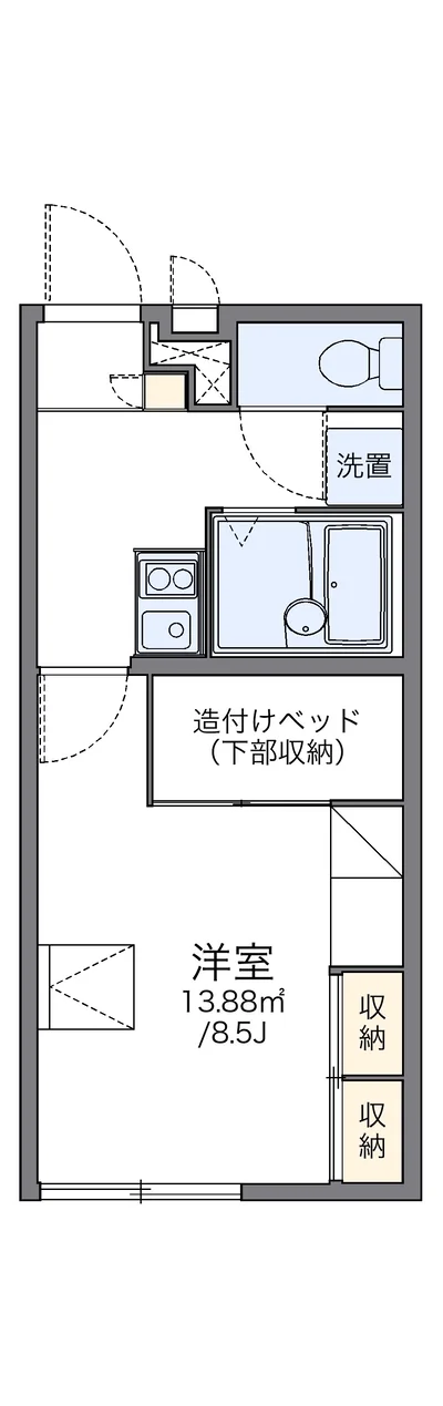 レオパレスメルベーユ新津