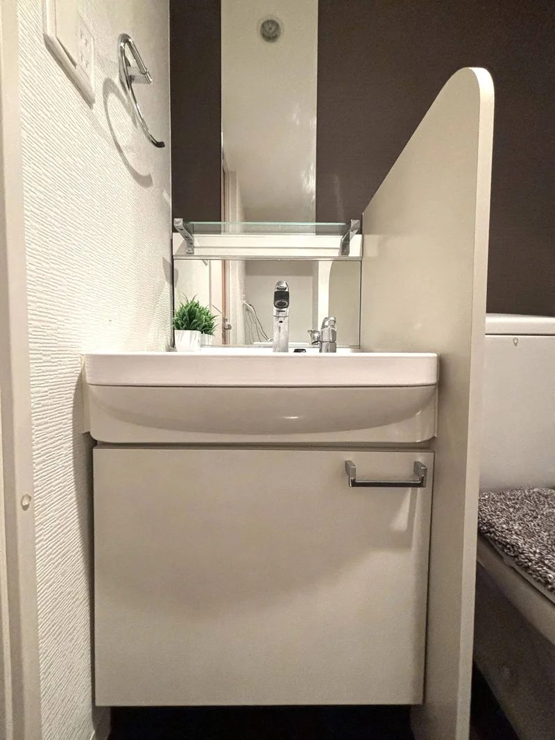 独立洗面台付き♪