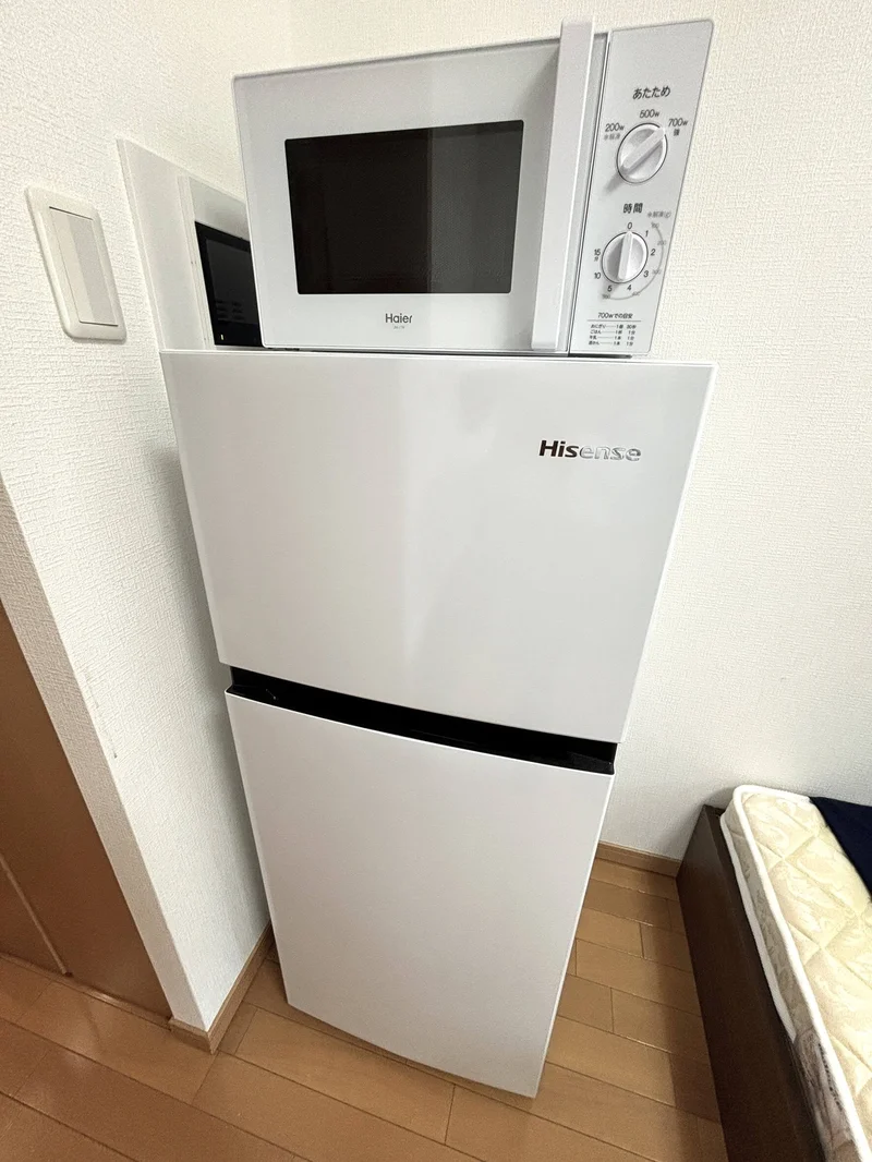 電子レンジ・冷蔵庫つき♪