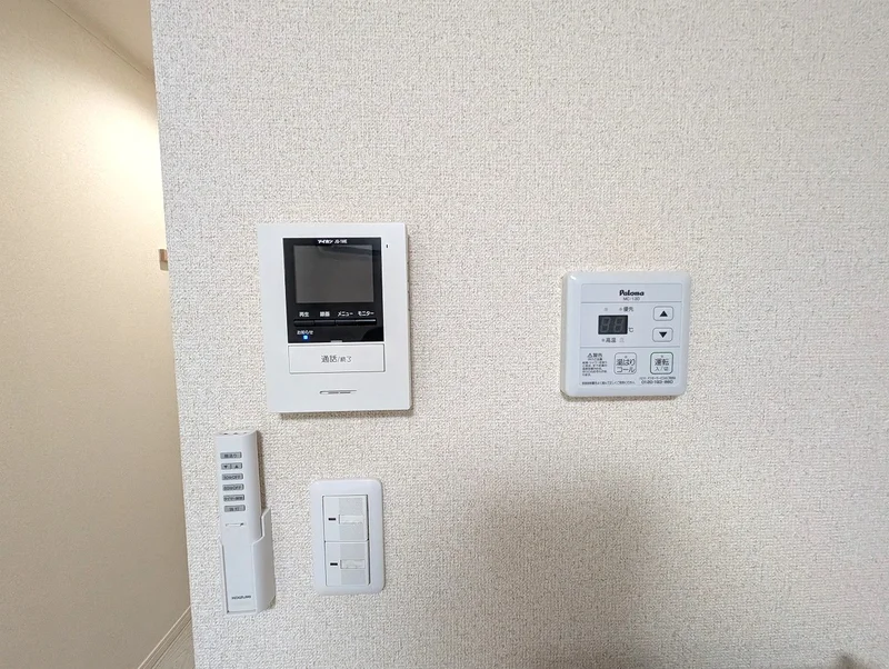 安全のモニター付きインターホン！