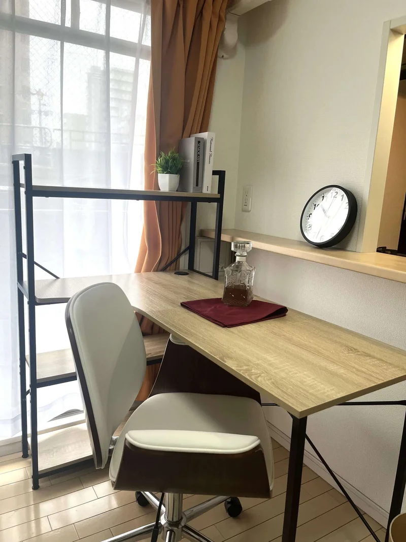 デスク・チェアも完備♪