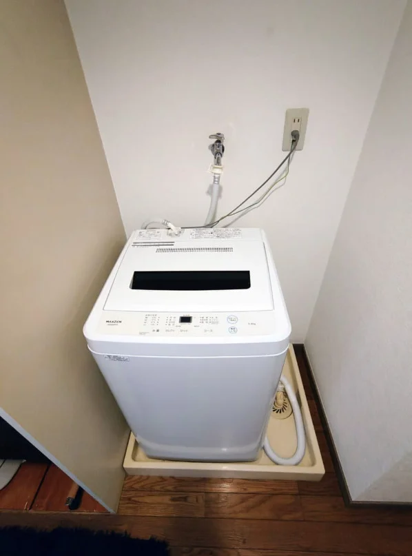 洗濯機も完備♪