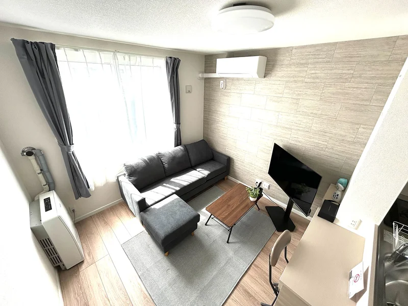 テレビはスマートテレビを採用！地上波はもちろん、YouTubeなどもご視聴いただけます！