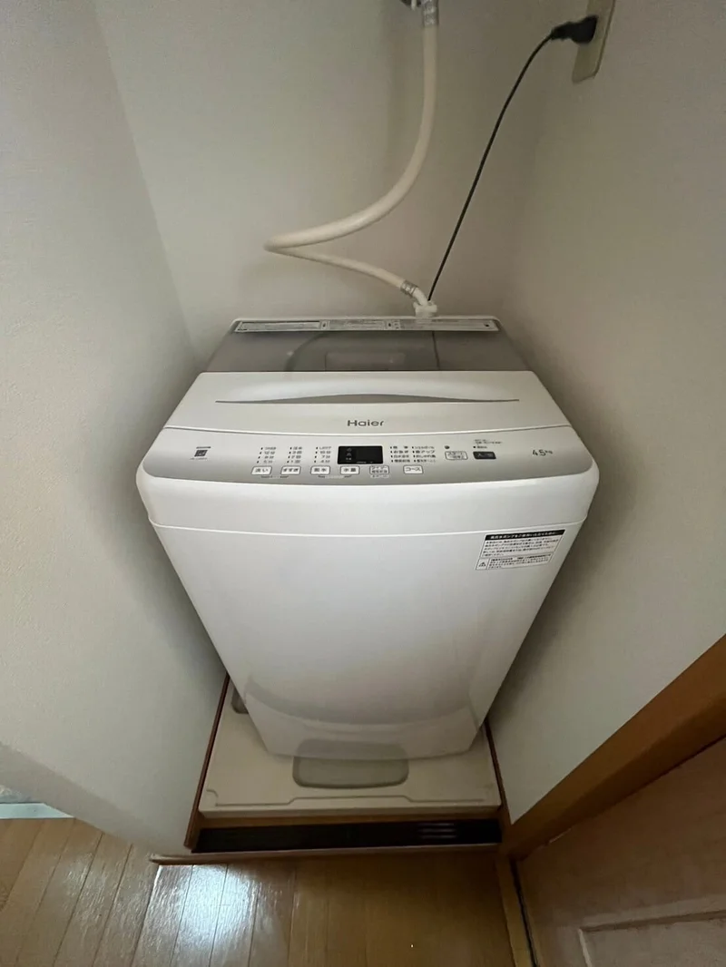 洗濯機完備です♪