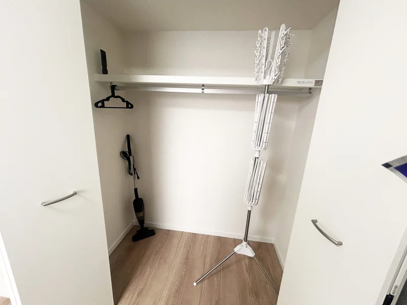 クローゼット完備で収納もばっちり(*^^*)